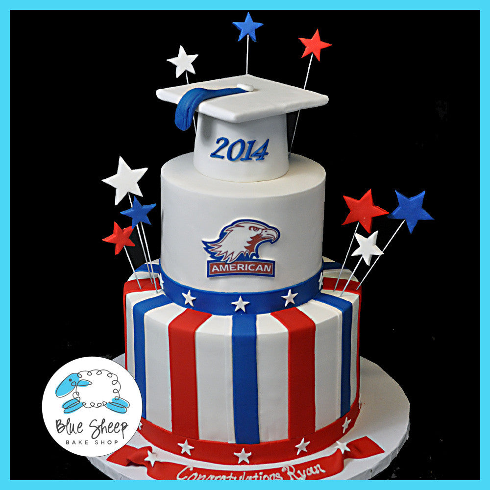 American University Graduation Cake