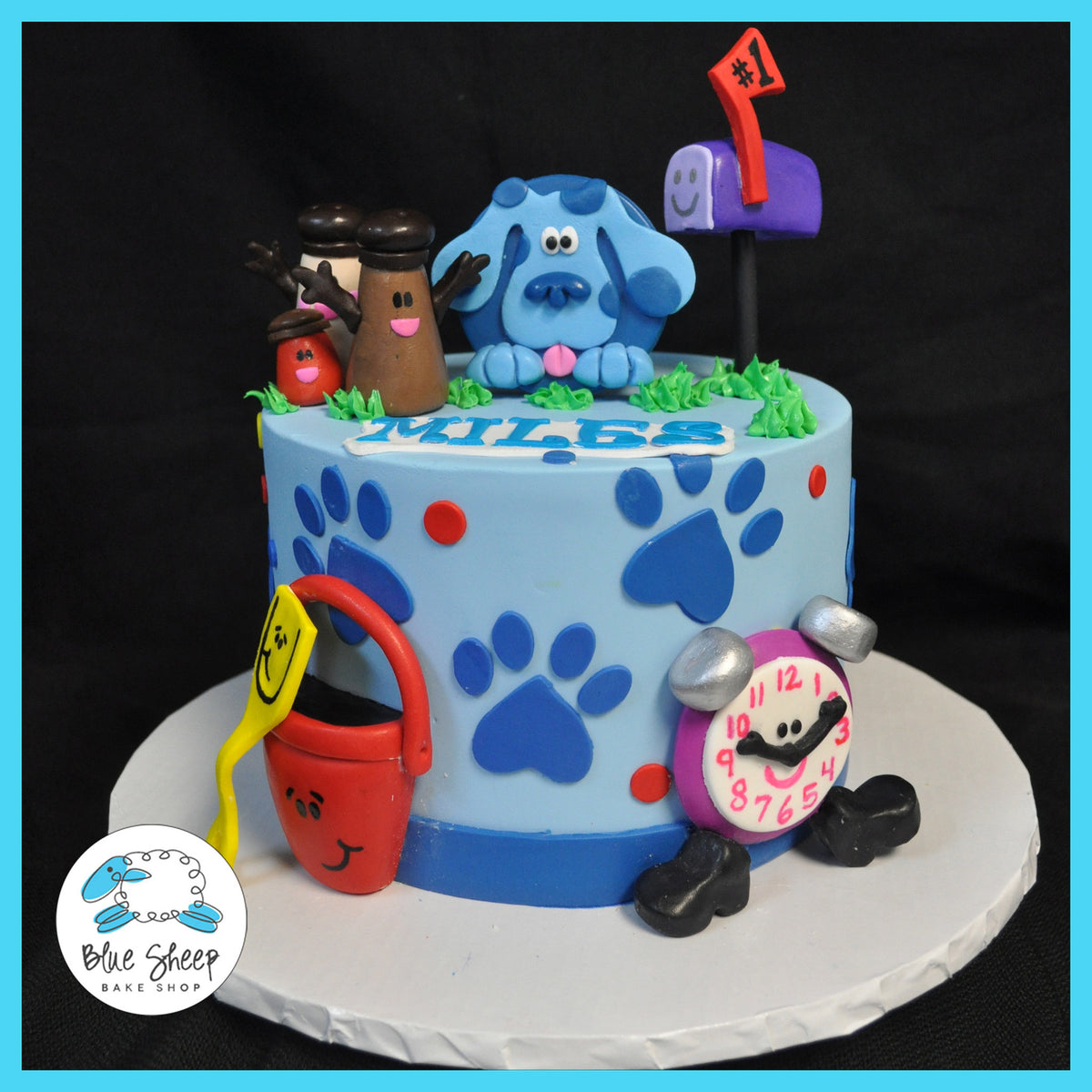 Blue's Clues Birthday Cake – Blue Sheep Bake Shop