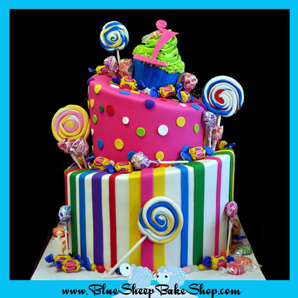 candy land birthday cake