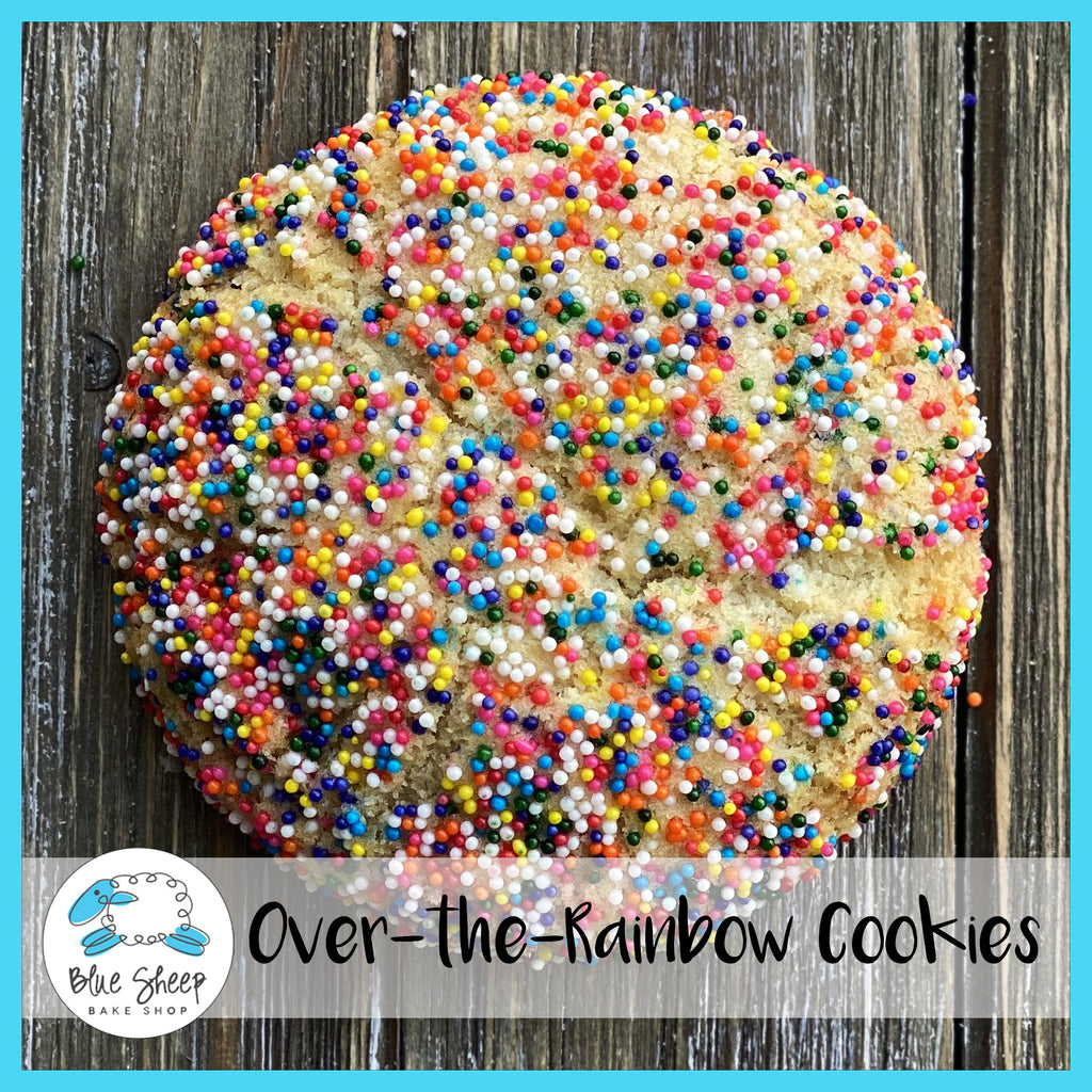 over-the-rainbow cookies