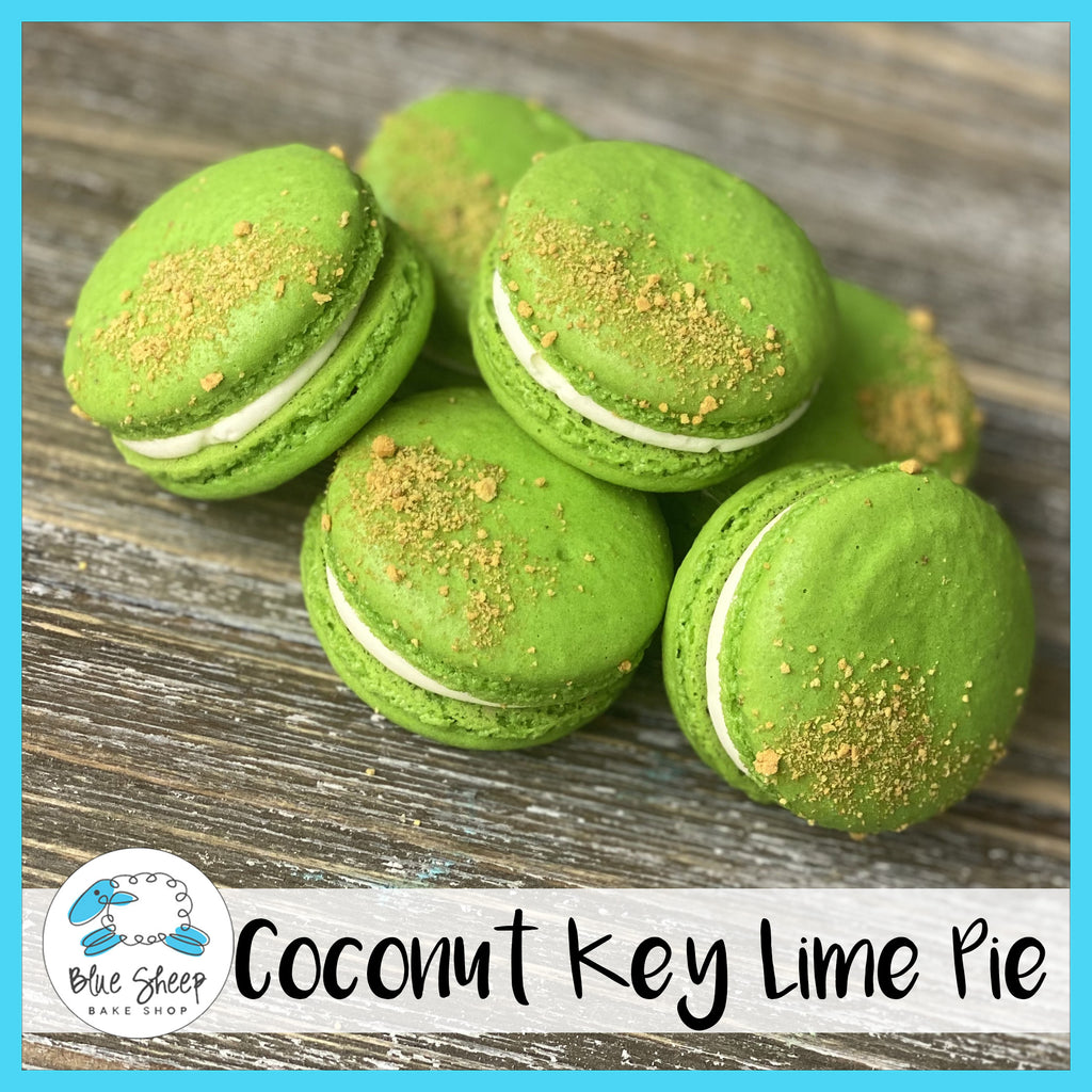 Coconut Key Lime Pie Macaron