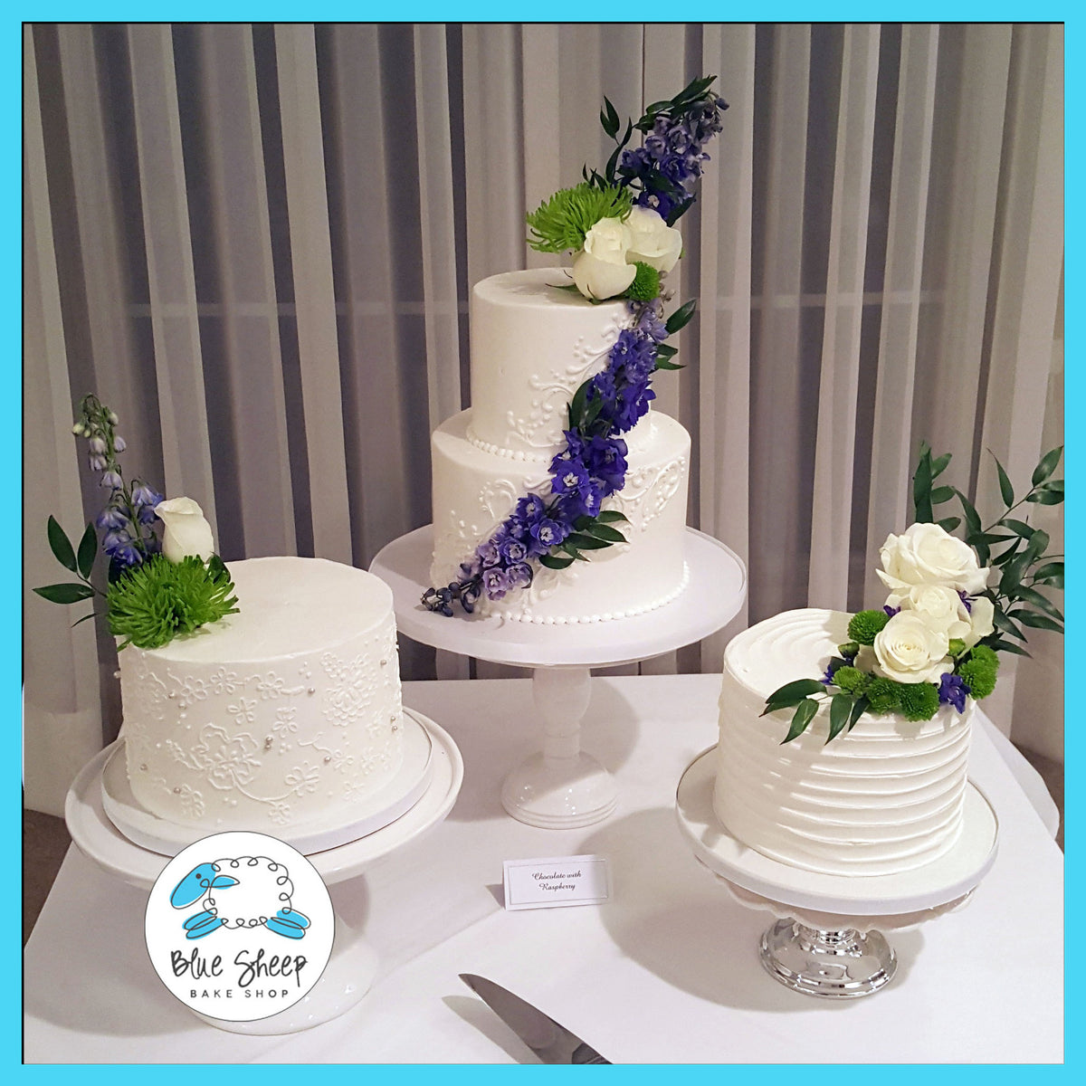 Classic Buttercream Wedding Cakes – Blue Sheep Bake Shop