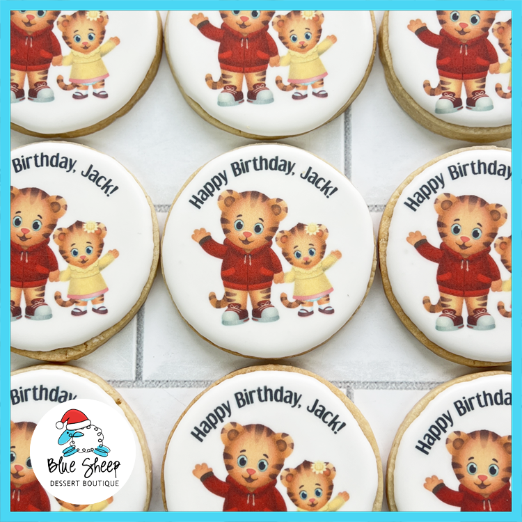 Custom Daniel Tiger Birthday Cookies | Custom Cookies Somerville NJ ...