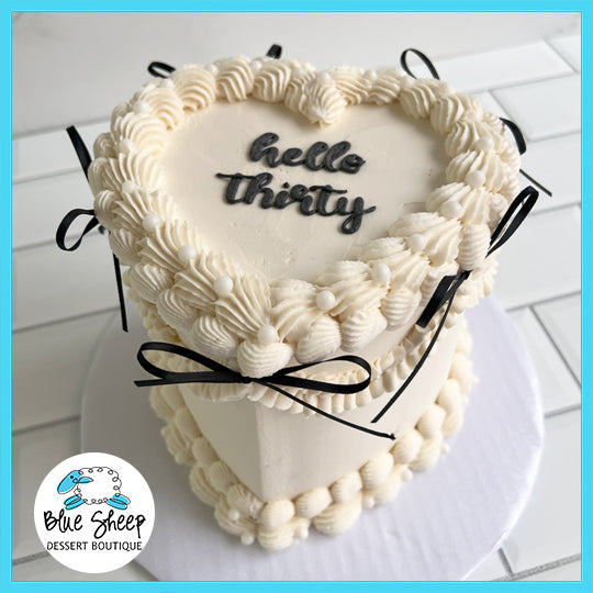 Happy Birthday Cursive Cake