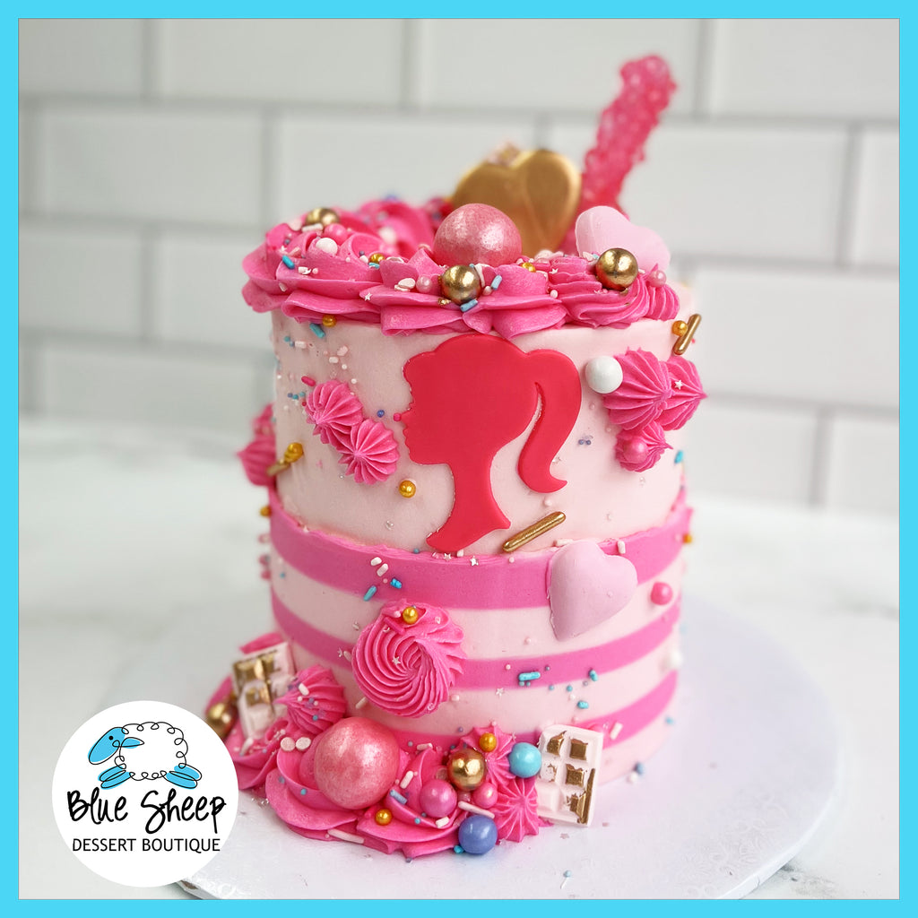 glam barbie birthday cake