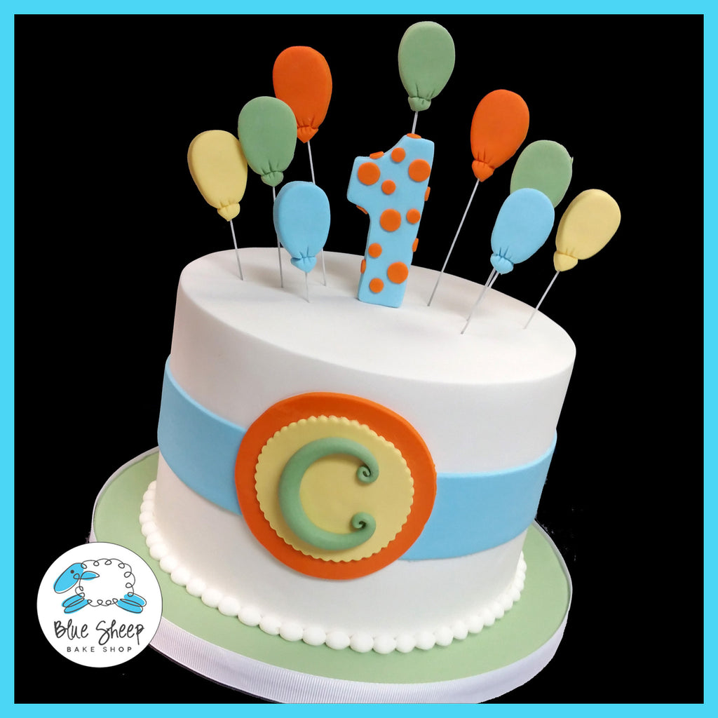1st birthday balloon cake nj