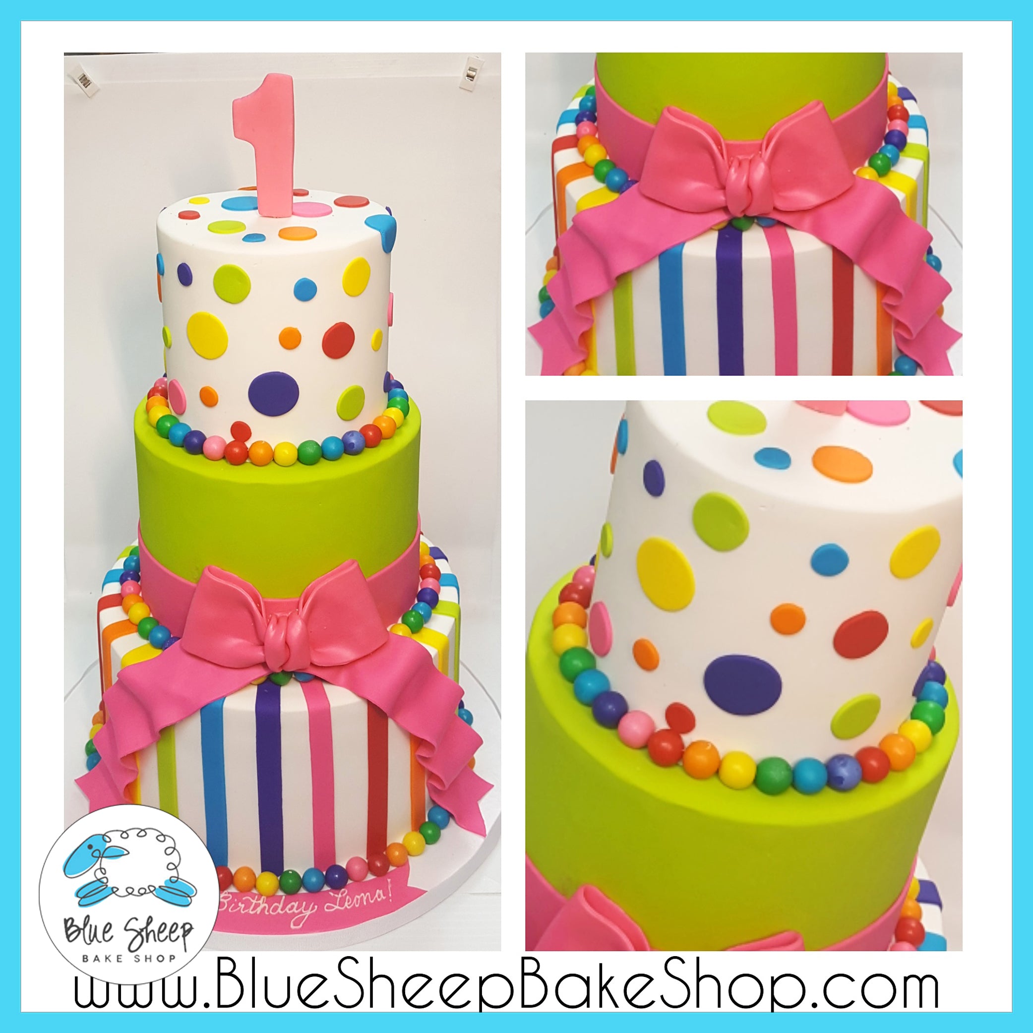 The Bluegrass Baker - Candyland cake! This cake is for every candy lover!  Cotton candy theme buttercream topped with suckers, sprinkles and taffy. So  fun! 🍭🍬 | Facebook