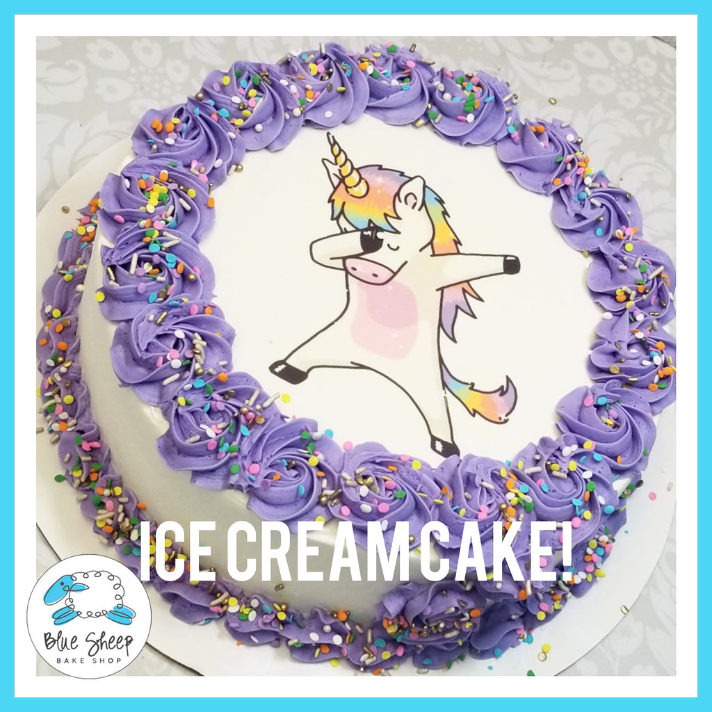 dabbing unicorn ice cream cake somerville nj