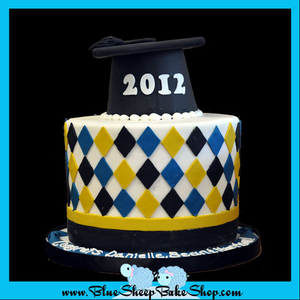 Argyle High School Graduation Cake Blue Sheep Bake Shop