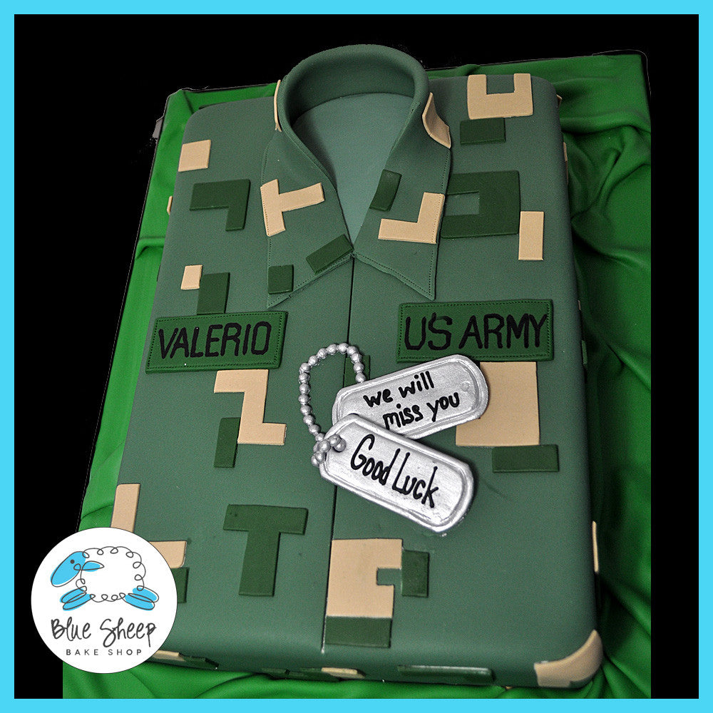 Army Shirt Cake