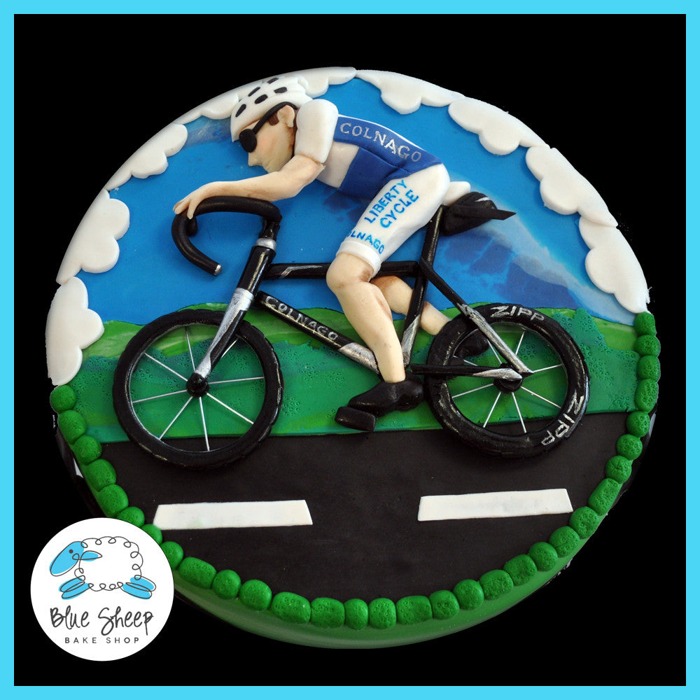 bicycle grooms cake sports cake