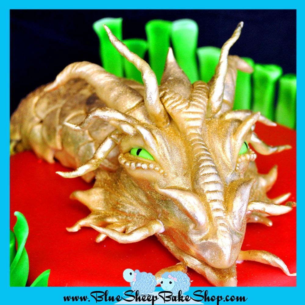 chinese dragon sweeet 16 cake