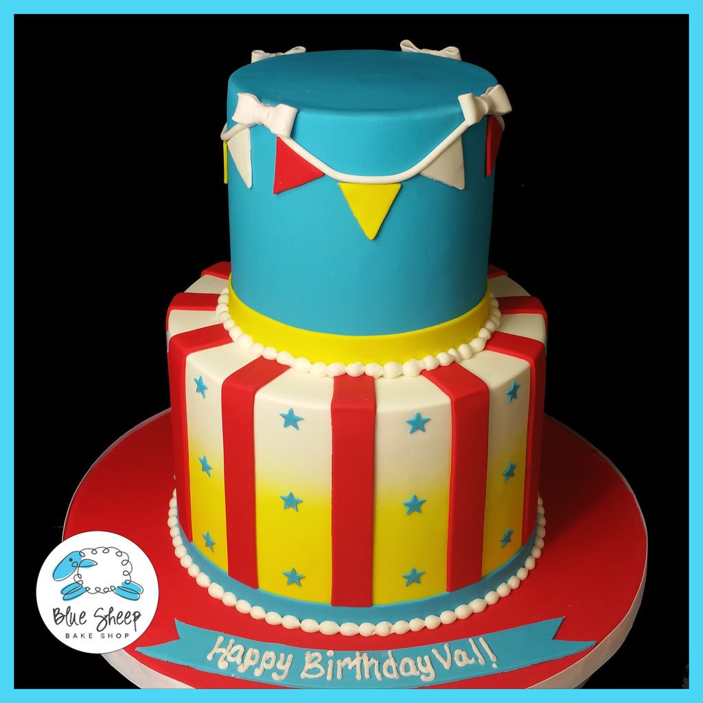 circus themed birthday cake nj