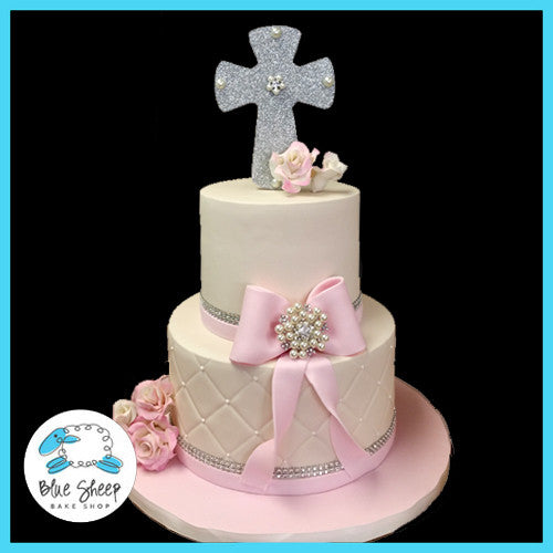 Baptism Cross Cake