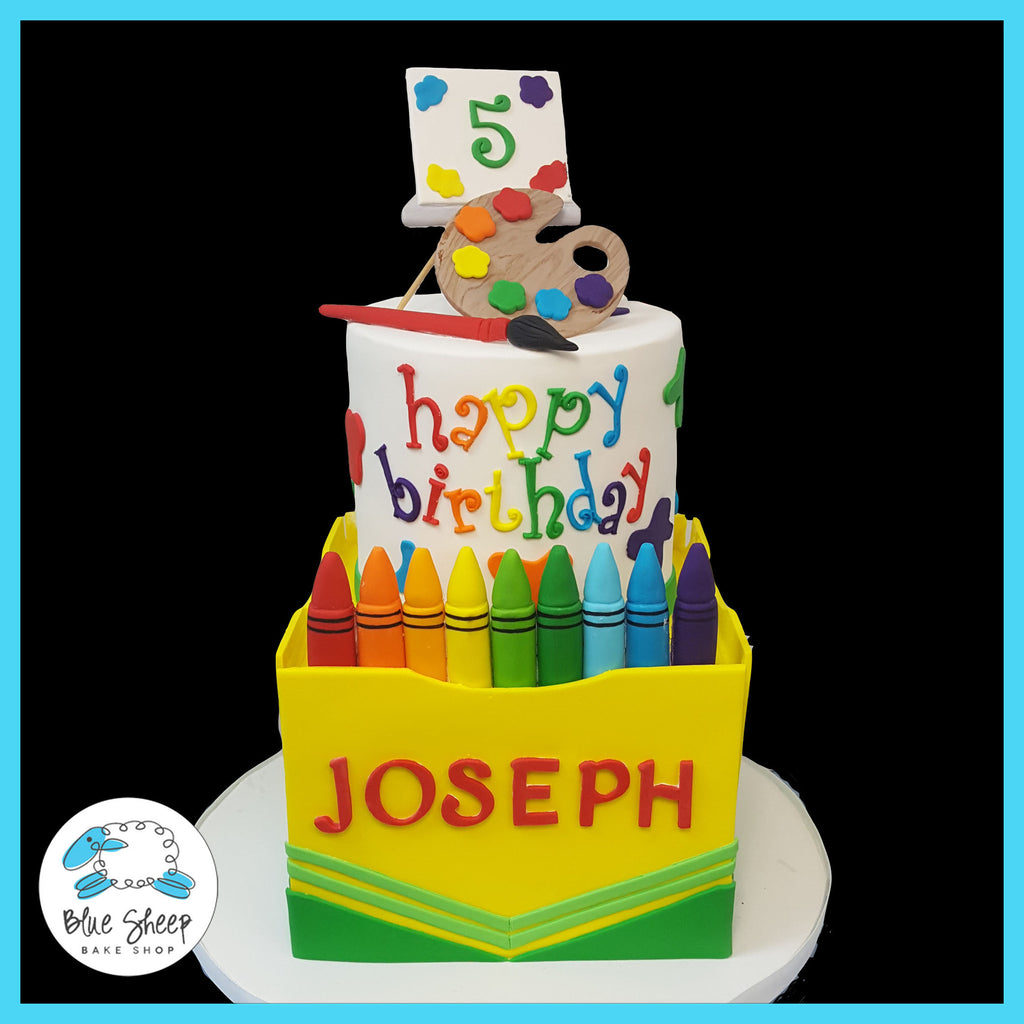 crayola crayon birthday cake NJ