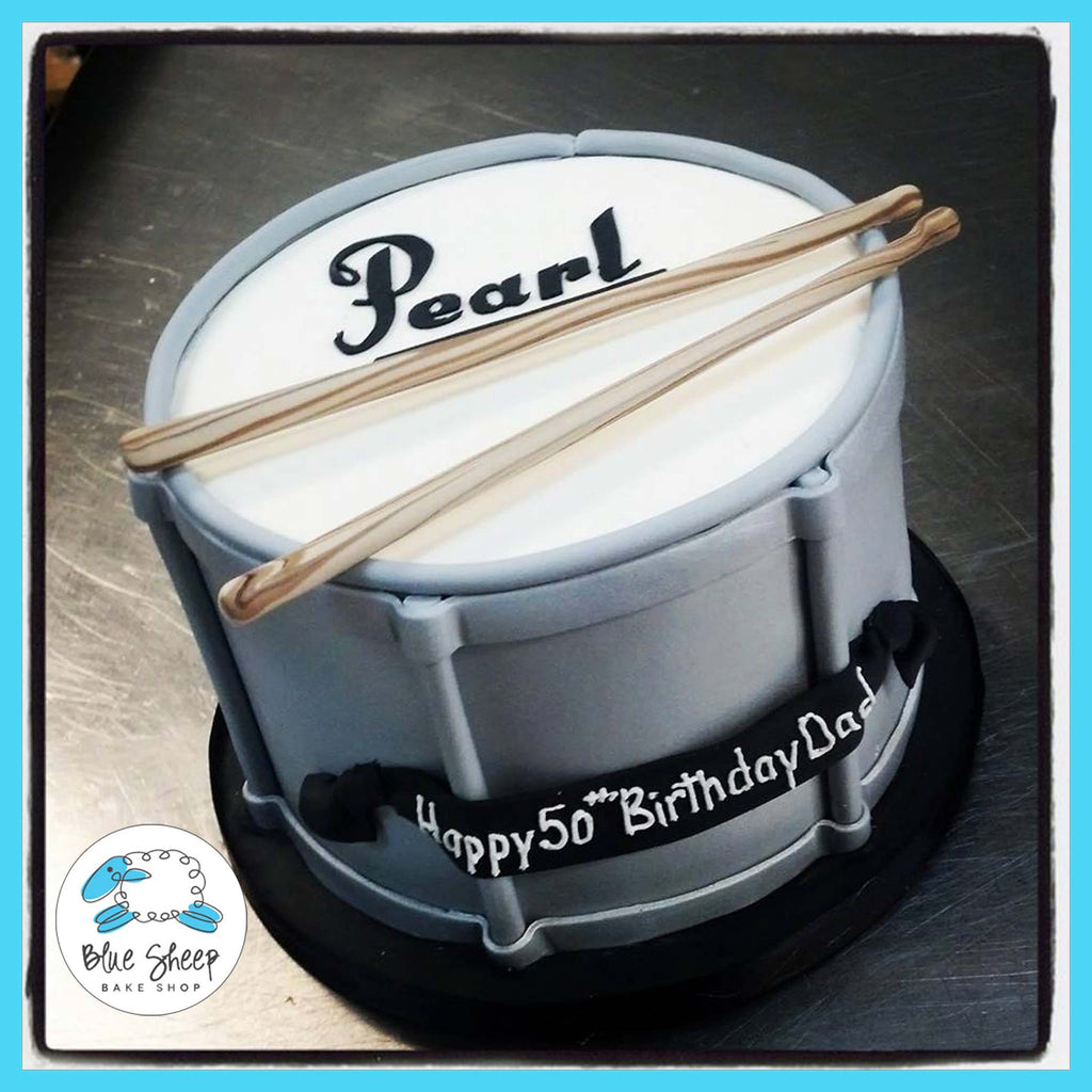 drum shaped birthday cake groom cake