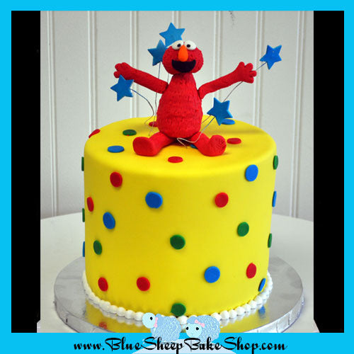 Elmo Cupcake Tower Topper Birthday Cake