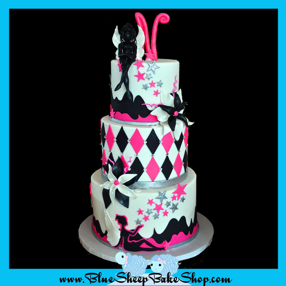fairy sweet 16 custom cake nj