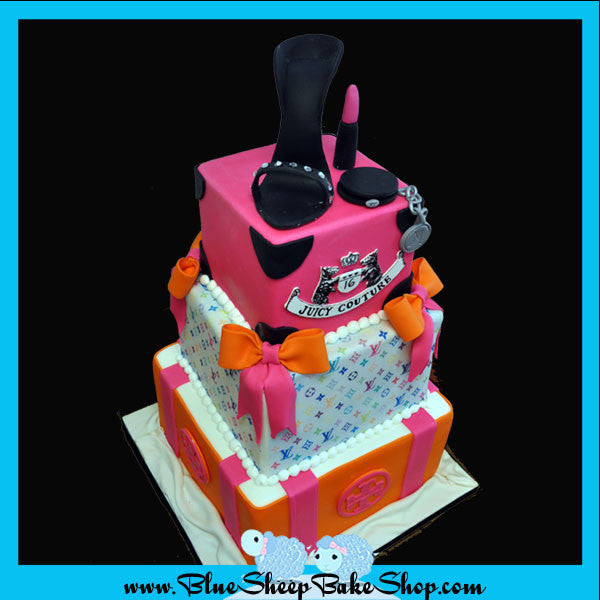 Custom Sweet 16 Fashion Cake 