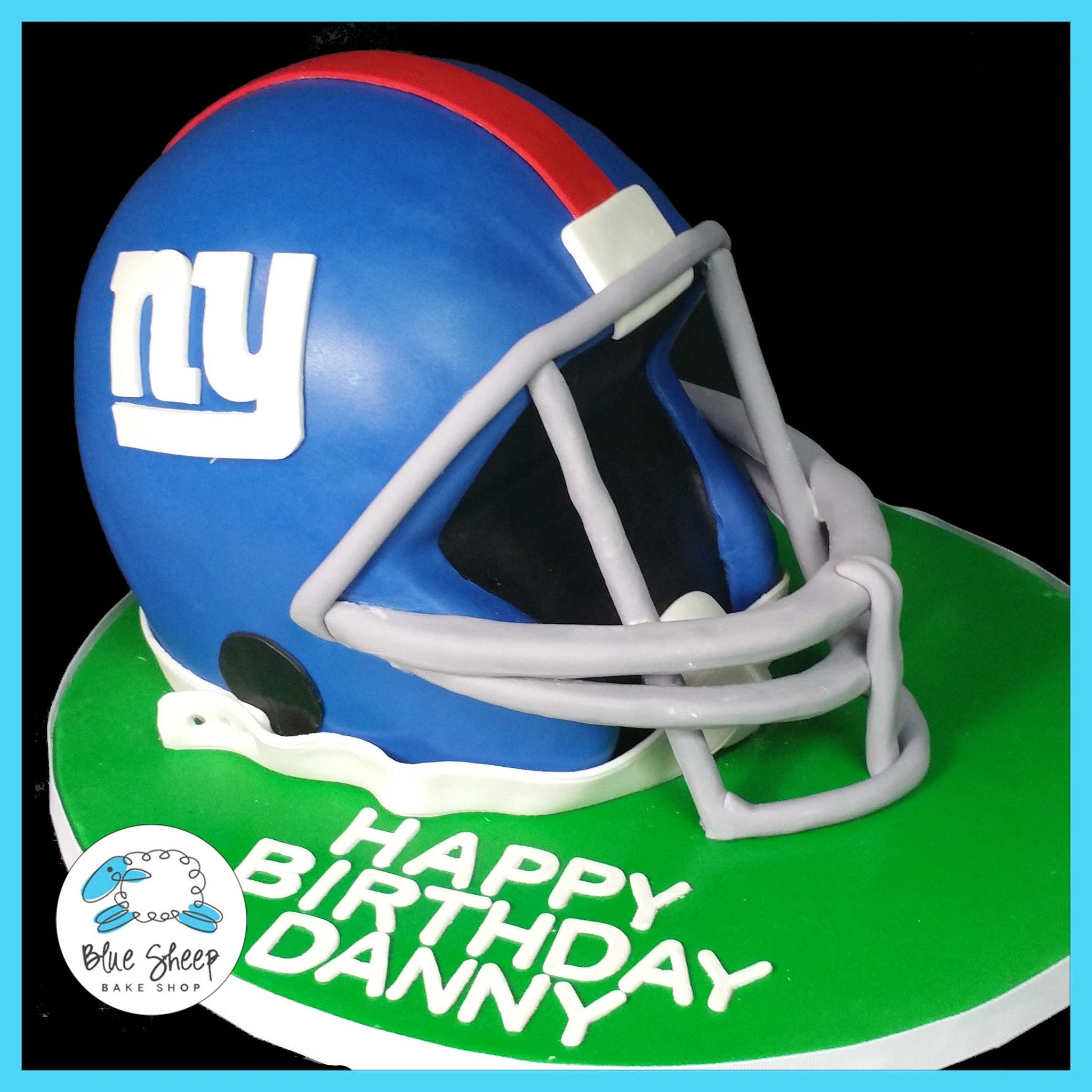 Giants Helmet Birthday Cake