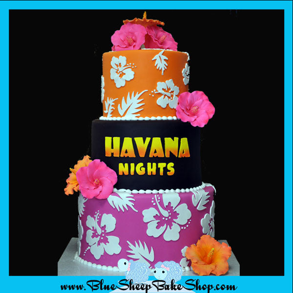 Tropical Custom Specialty Birthday Cake NJ