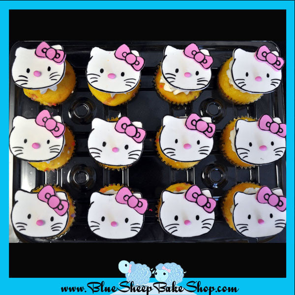 Custom Hello Kitty Specialty Cupcakes