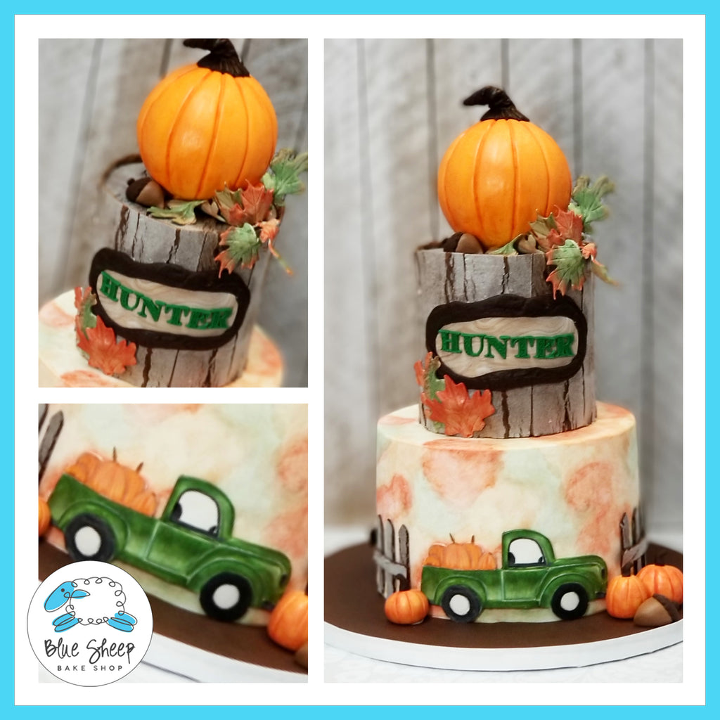 Pumpkin Patch First Birthday Cake Custom Cakes NJ