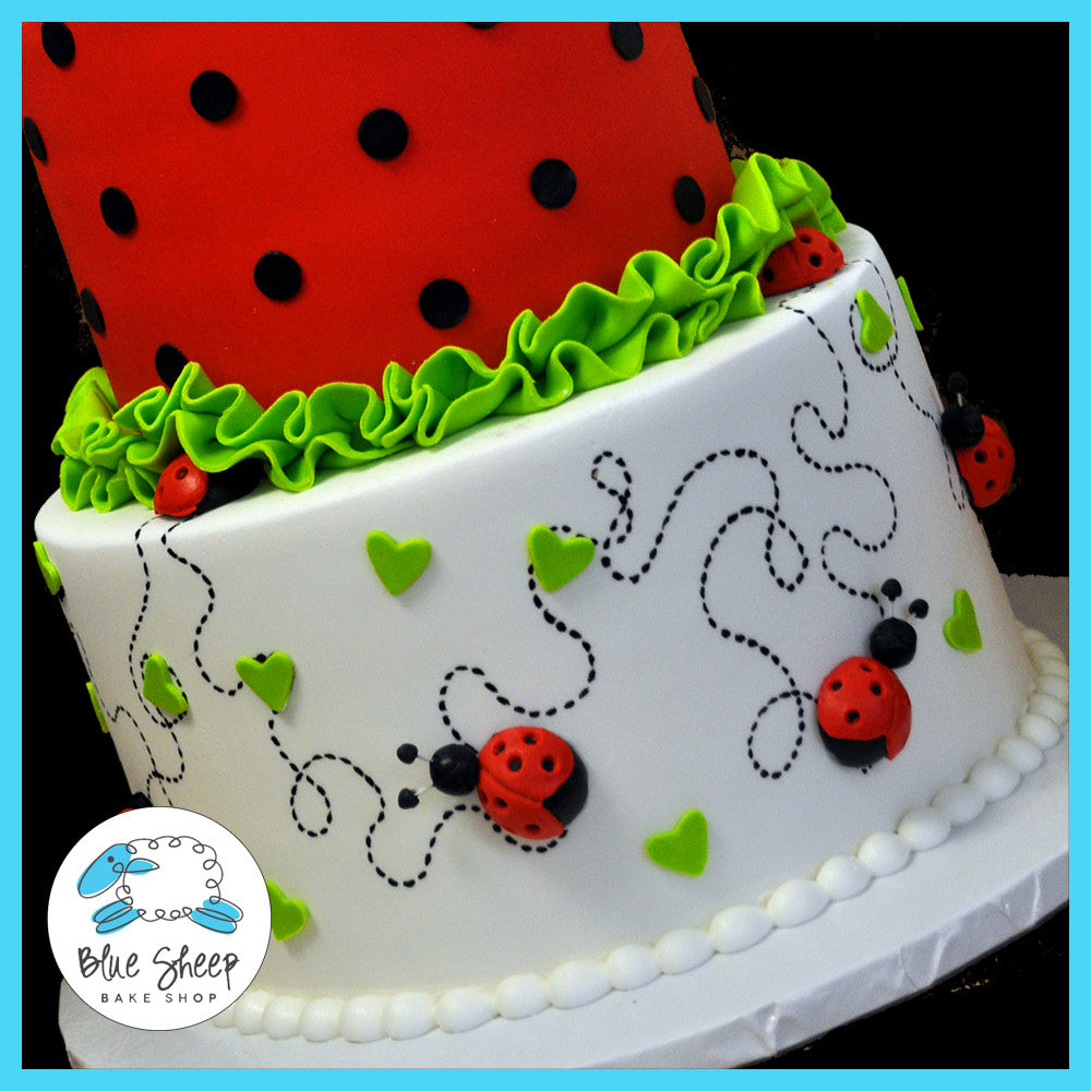 ladybug 1st birthday cake custom cakes nj 