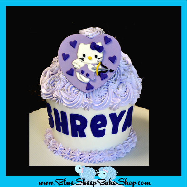 Custom Hello Kitty Giant Cupcake Birthday Cake in NJ