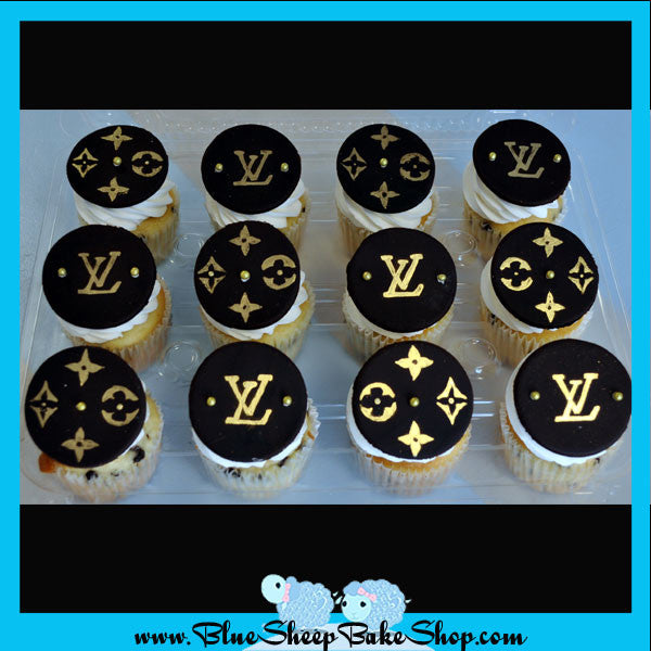 Louis Vuitton cupcakes! These - Custom Cakes By Melissa