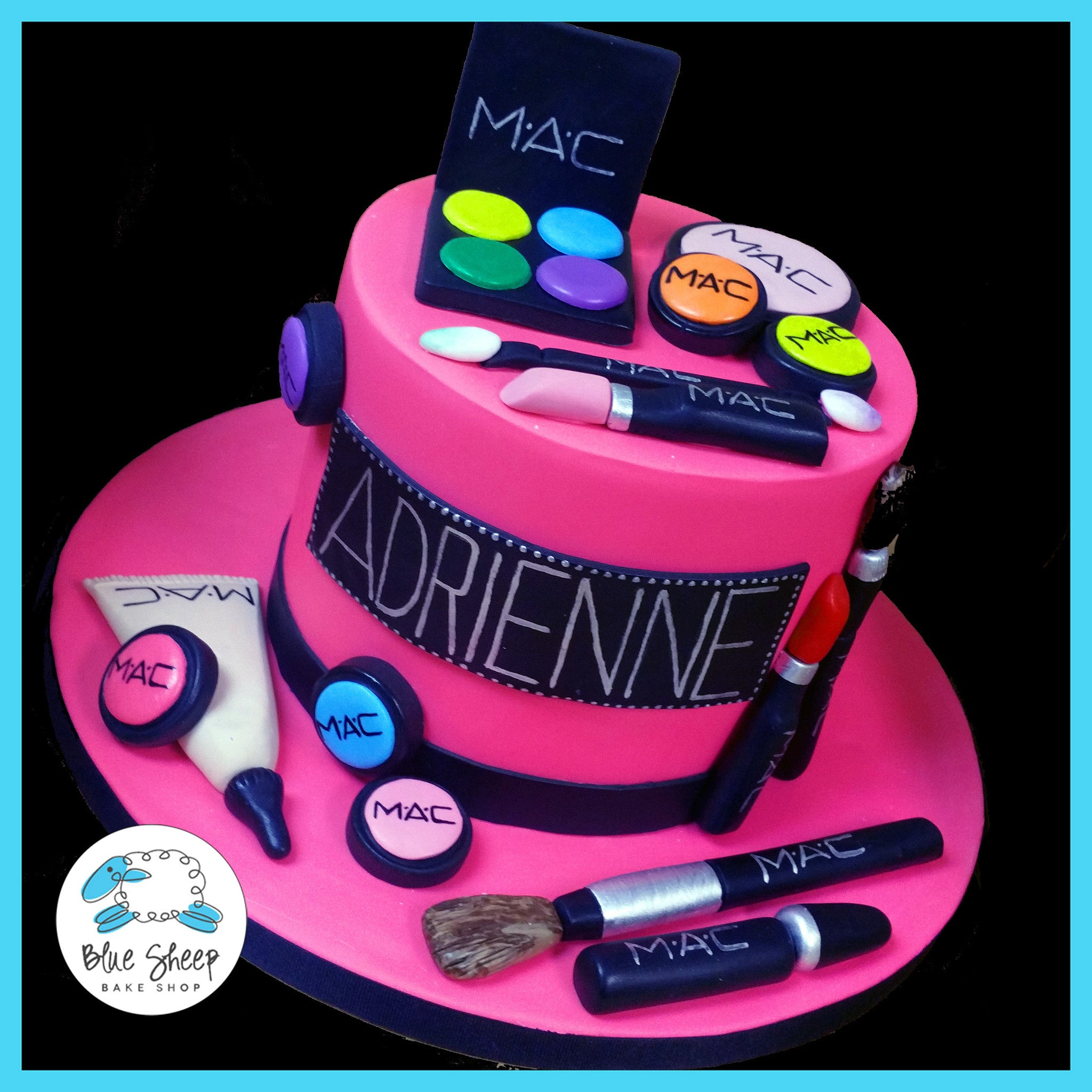 Adrienne S Mac Makeup Birthday Cake