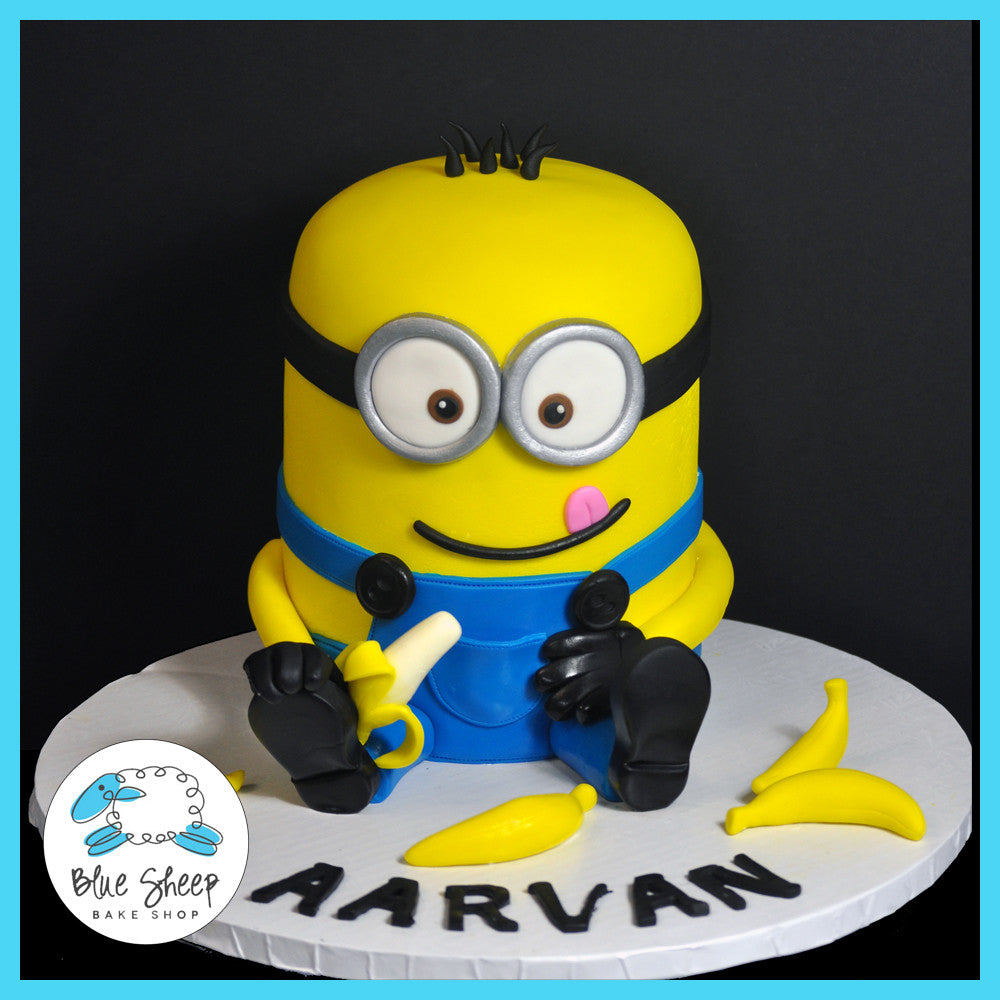 Cute Minion Birthday Cake – Surprise Habesha