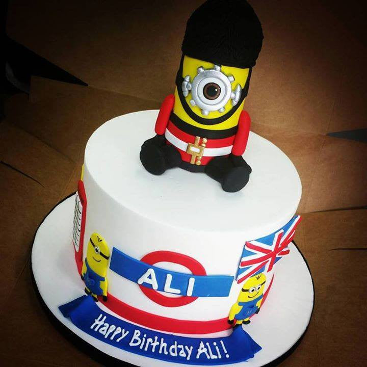 london minion birthday cake nj dispicable me cake