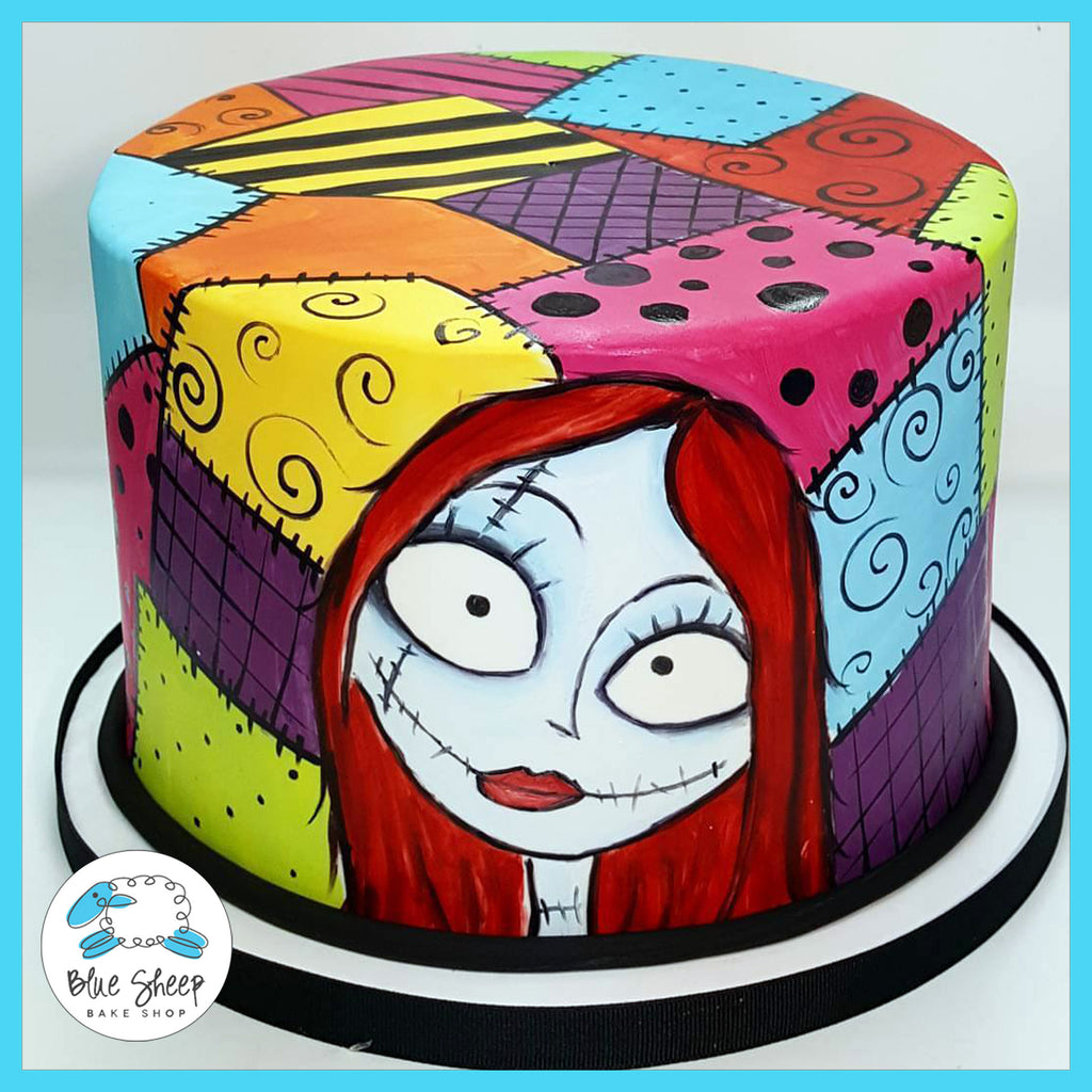 Sally from A Nightmare Before Christmas Cake