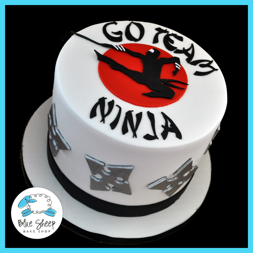 ninja birthday cake