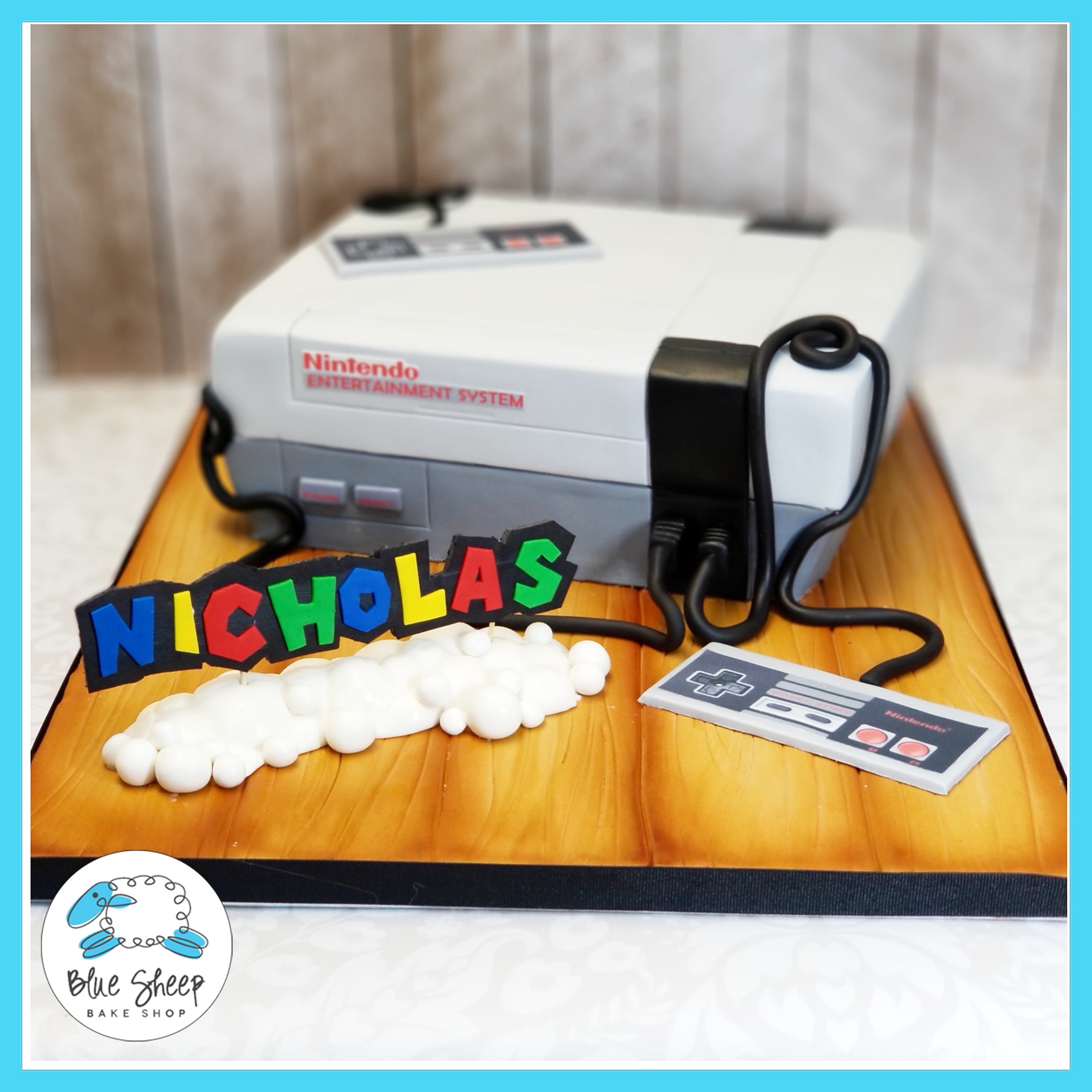 Console Cake Nintendo Console Birthday Cake NJ – Blue Sheep Bake Shop