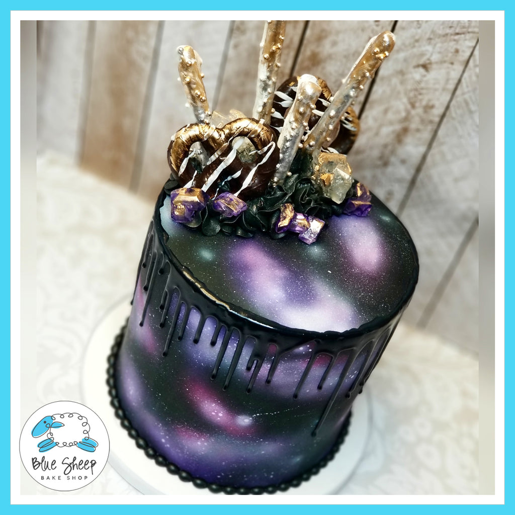 Deep Space Sweet 16 Cake 