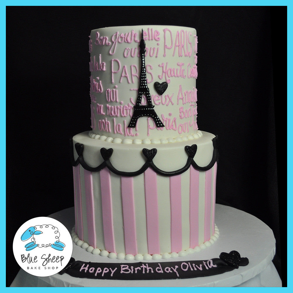 parisian birthday cake