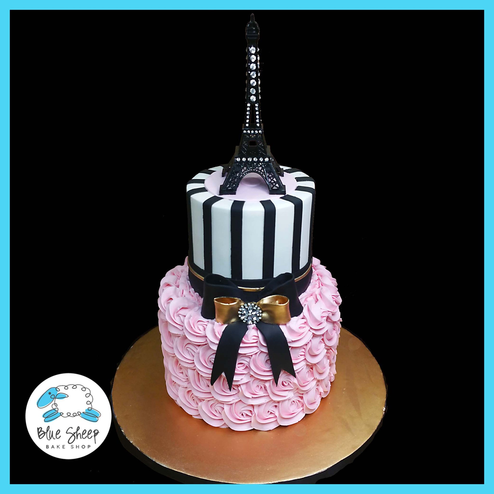Paris Themed Bridal Shower Cake Paris Themed Bridal Shower Cake