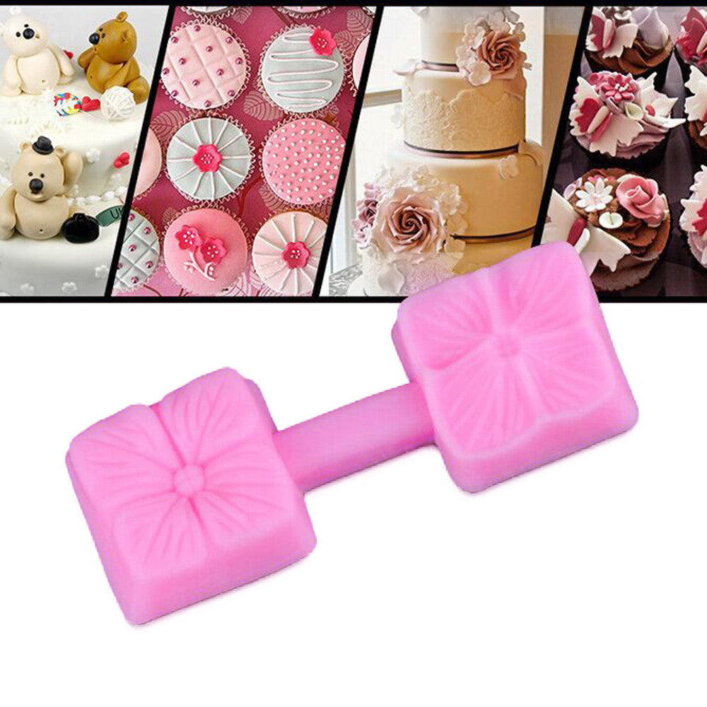 New Silicone 3D Rose Flower Fondant Cake Chocolate Sugarcraft Mould Mold Tools