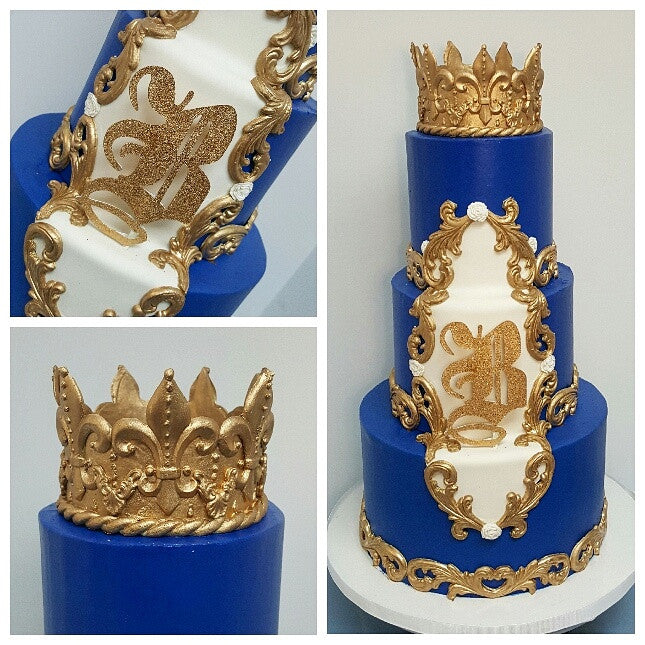 royal prince 1st birthday cake nj