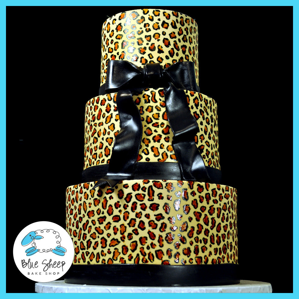 nj bakery custom cakes leopard print cake