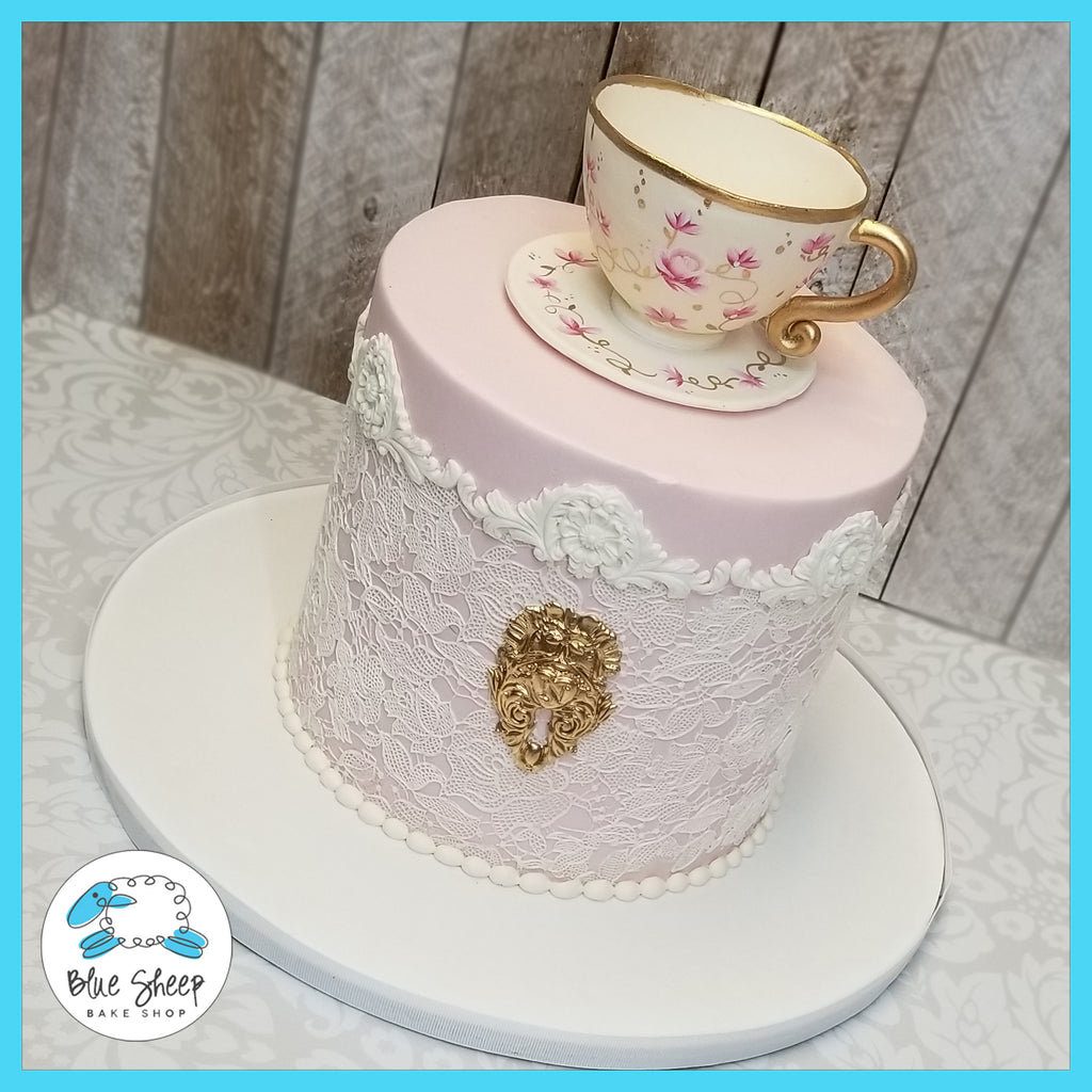 Tea Party Bridal Shower Cake NJ