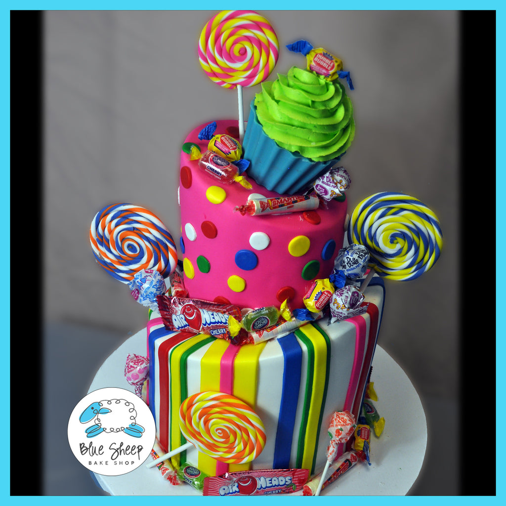 candyland sweet 16 birthday cake custom cakes nj