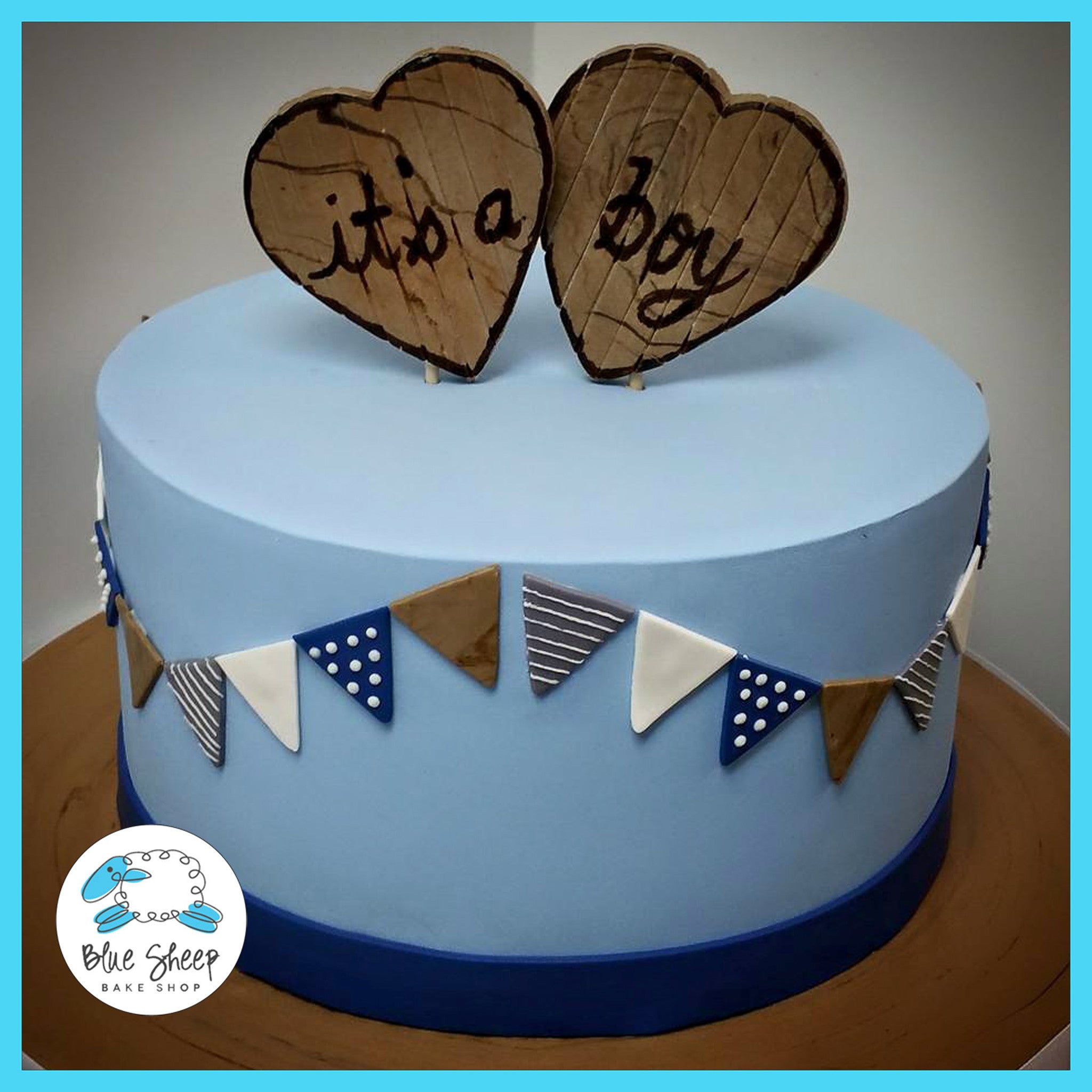 Vintage baby shower sales cake