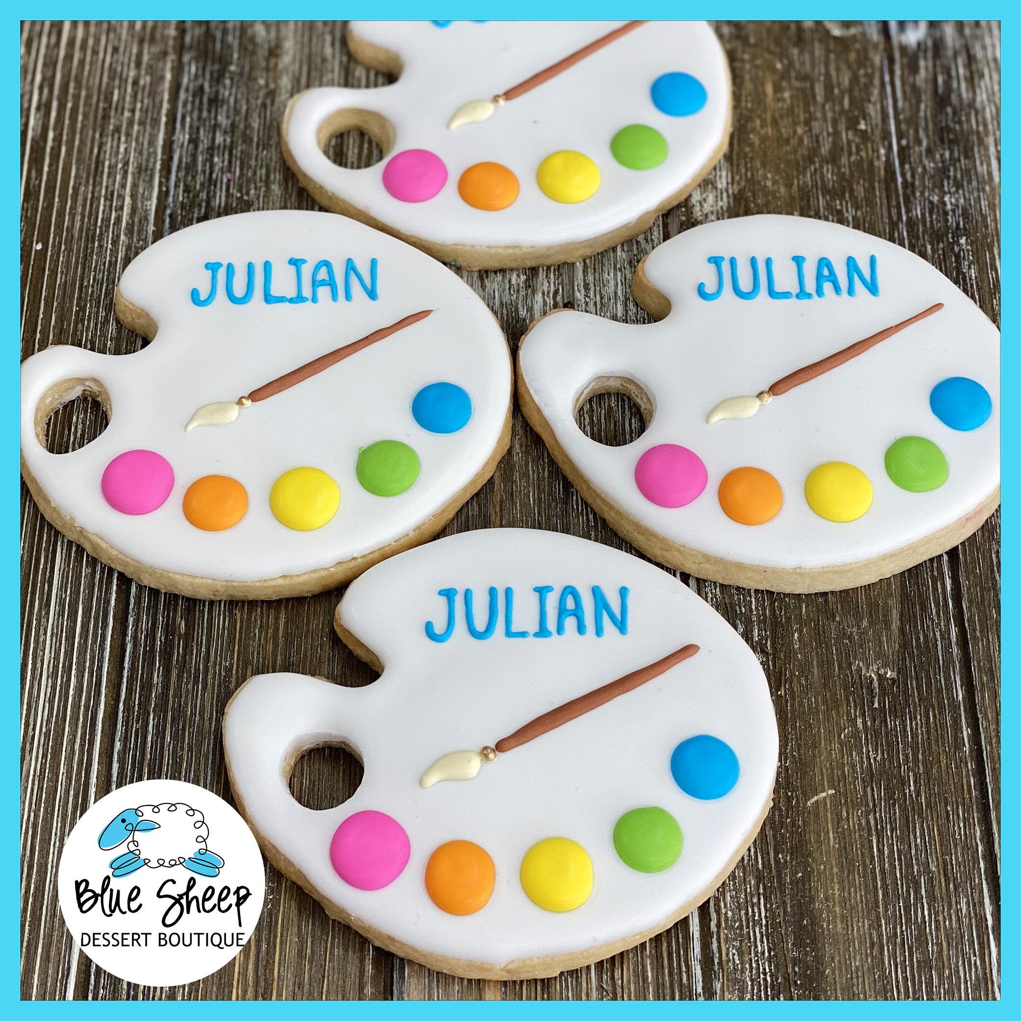 DIY: Artist's Palette Cookie Favor