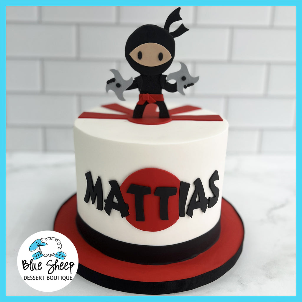 mattias ninja birthday cake