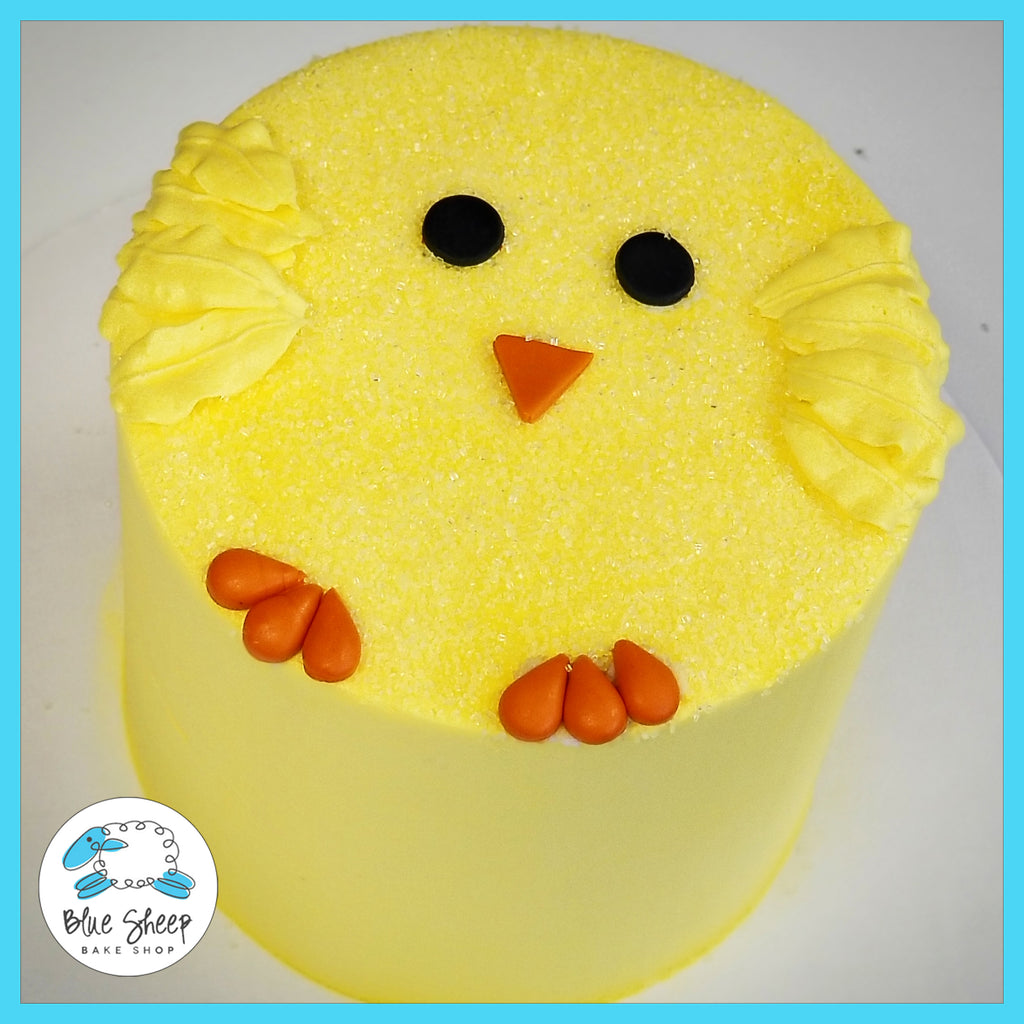 Easter chick cake