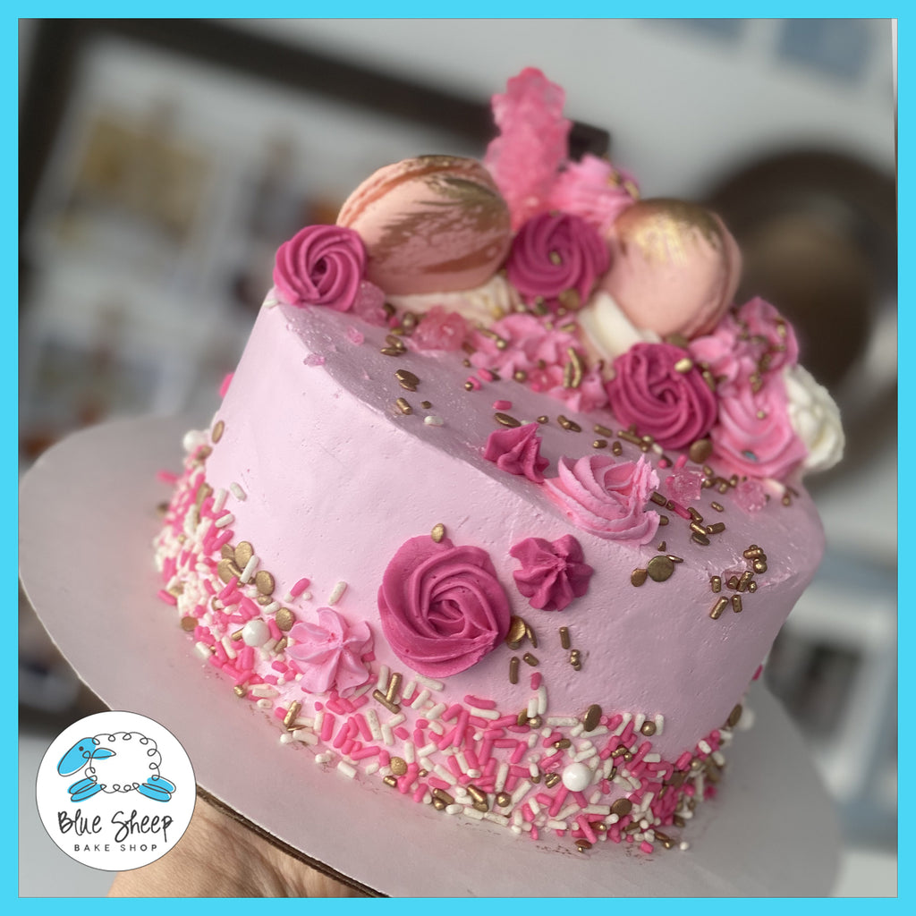 pretty pink ice cream birthday cake nj