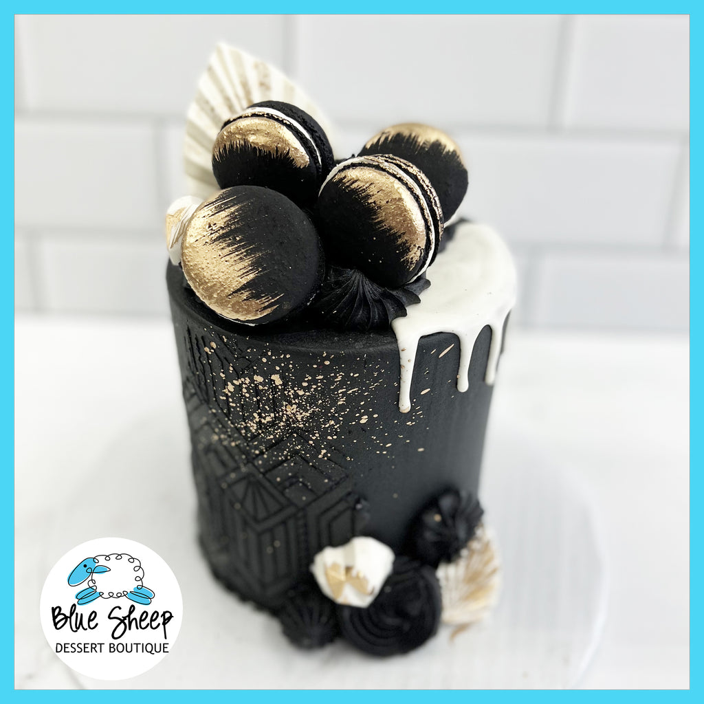 black velvet birthday cake